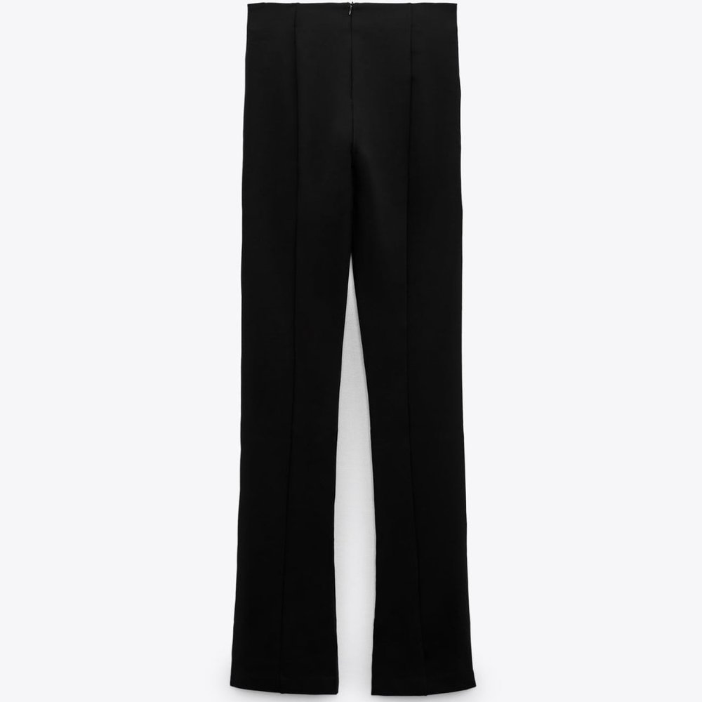 ZARA XS High-rise Leggings with Front Slit